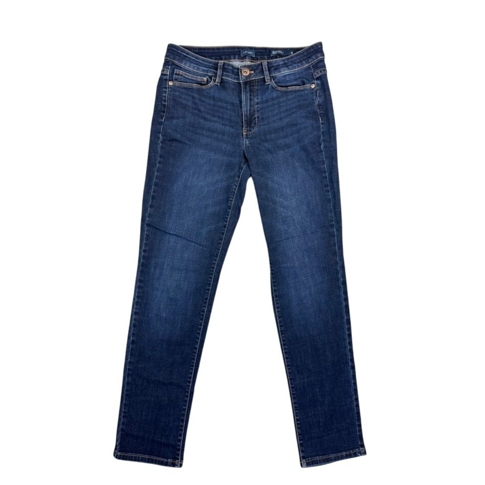 J.Jill Denim Boyfriend Straight Leg Ankle Jeans Dark Wash Blue Size 6